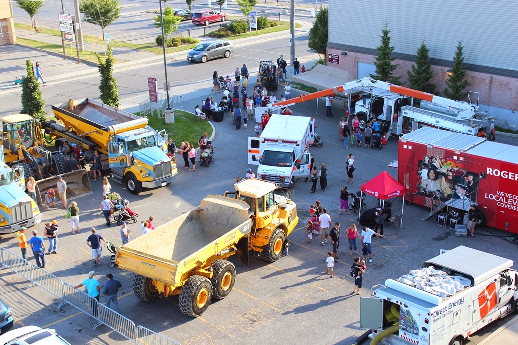 Touch- a -Truck Event at the GM Centre in Oshawa