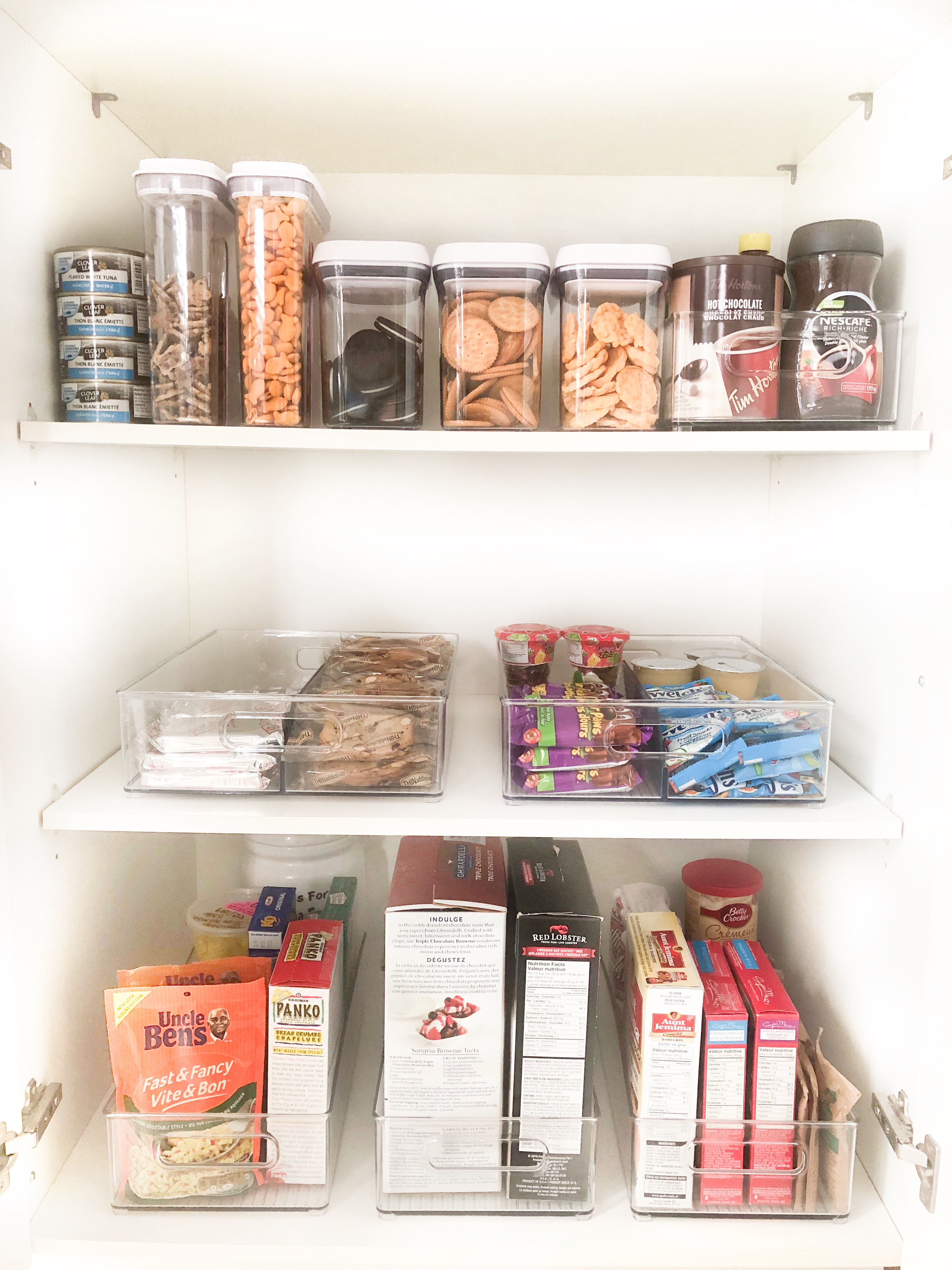 Kitchen Organization; OXO containers on Livin Life with Style