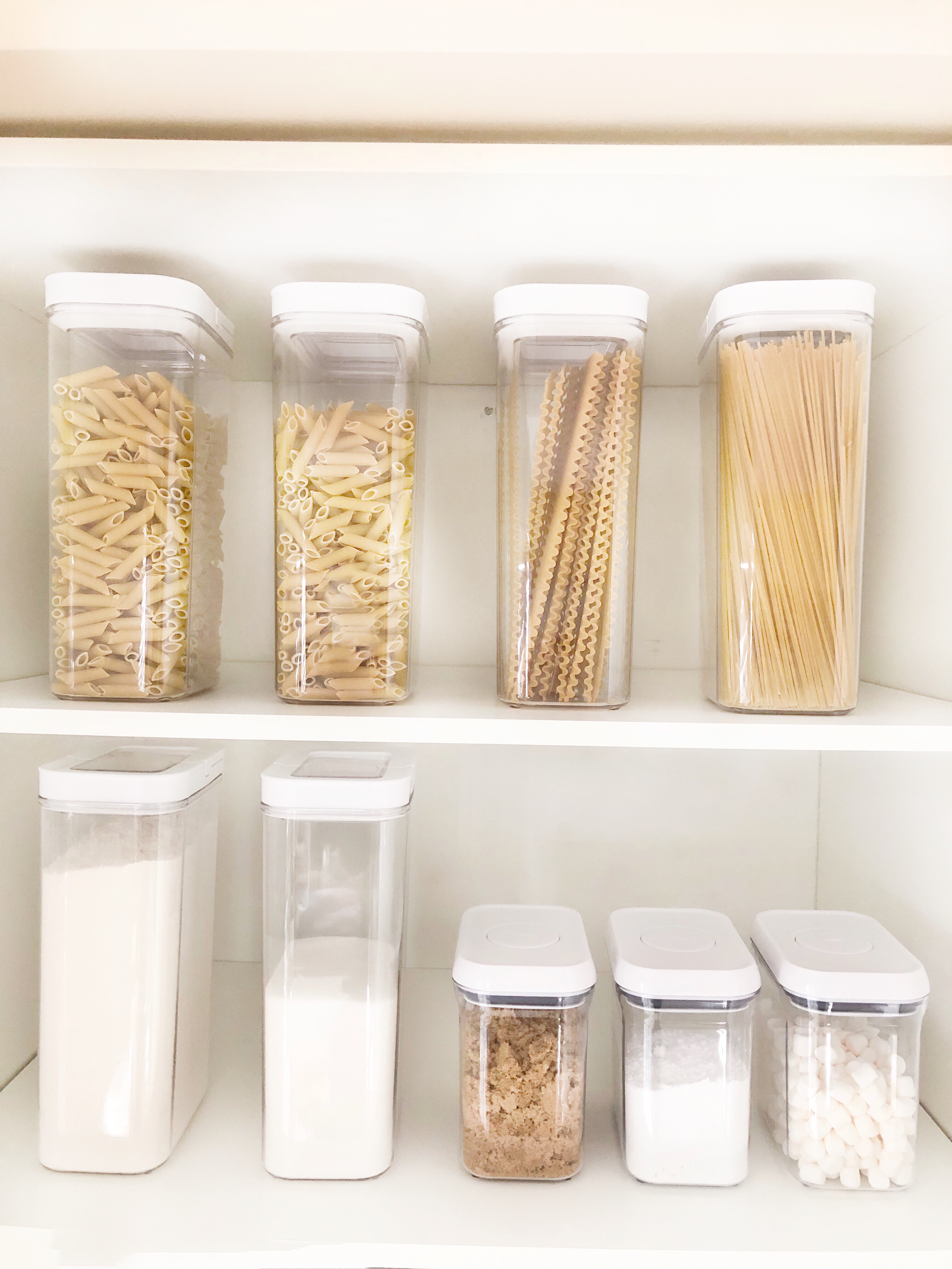 Kitchen Organization; OXO containers on Livin Life with Style 