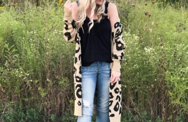 Leopard Print Cardigan from Amazon on Livin' Life with Style
