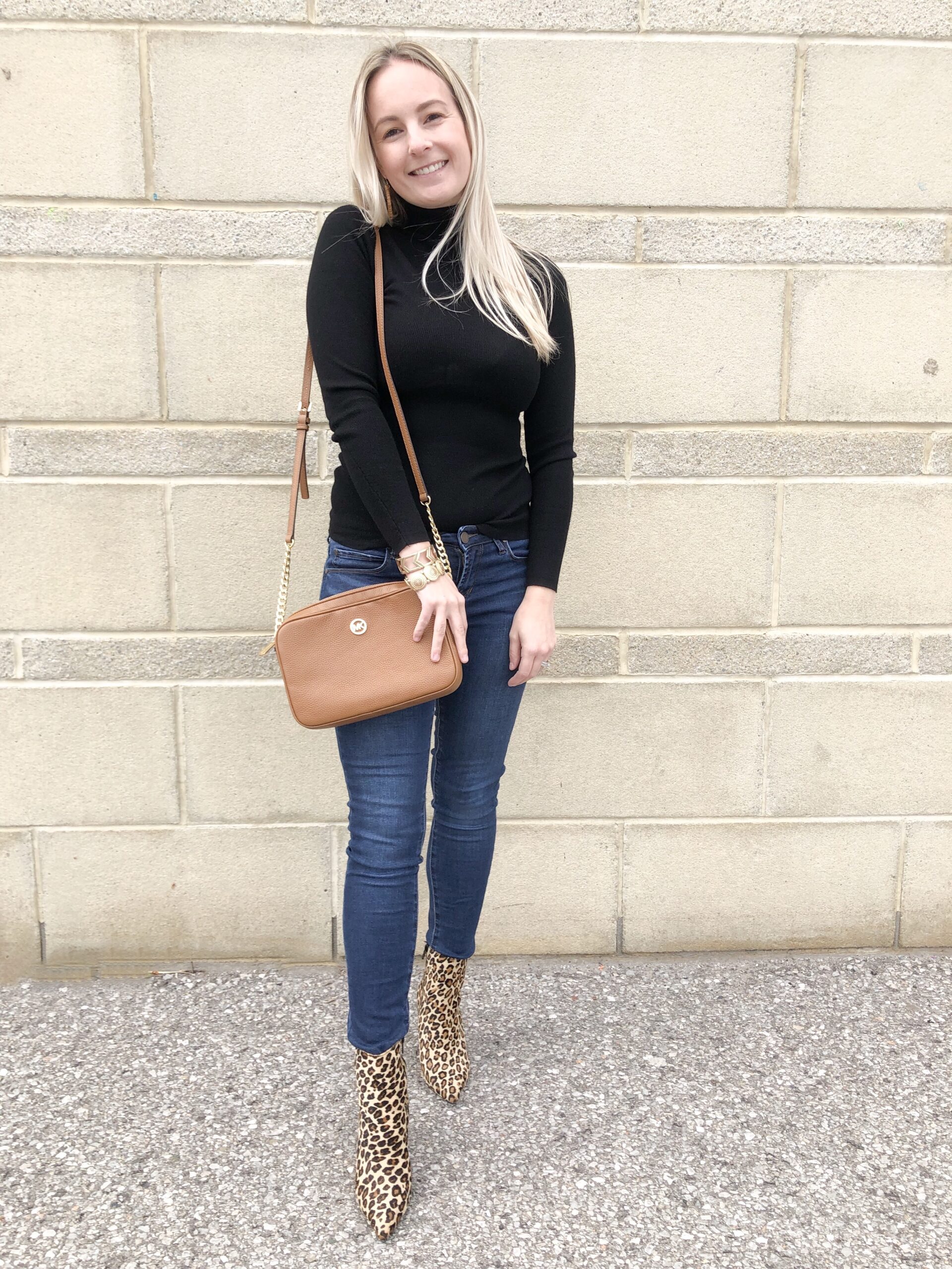  leopard print booties style post on livin' life with style 