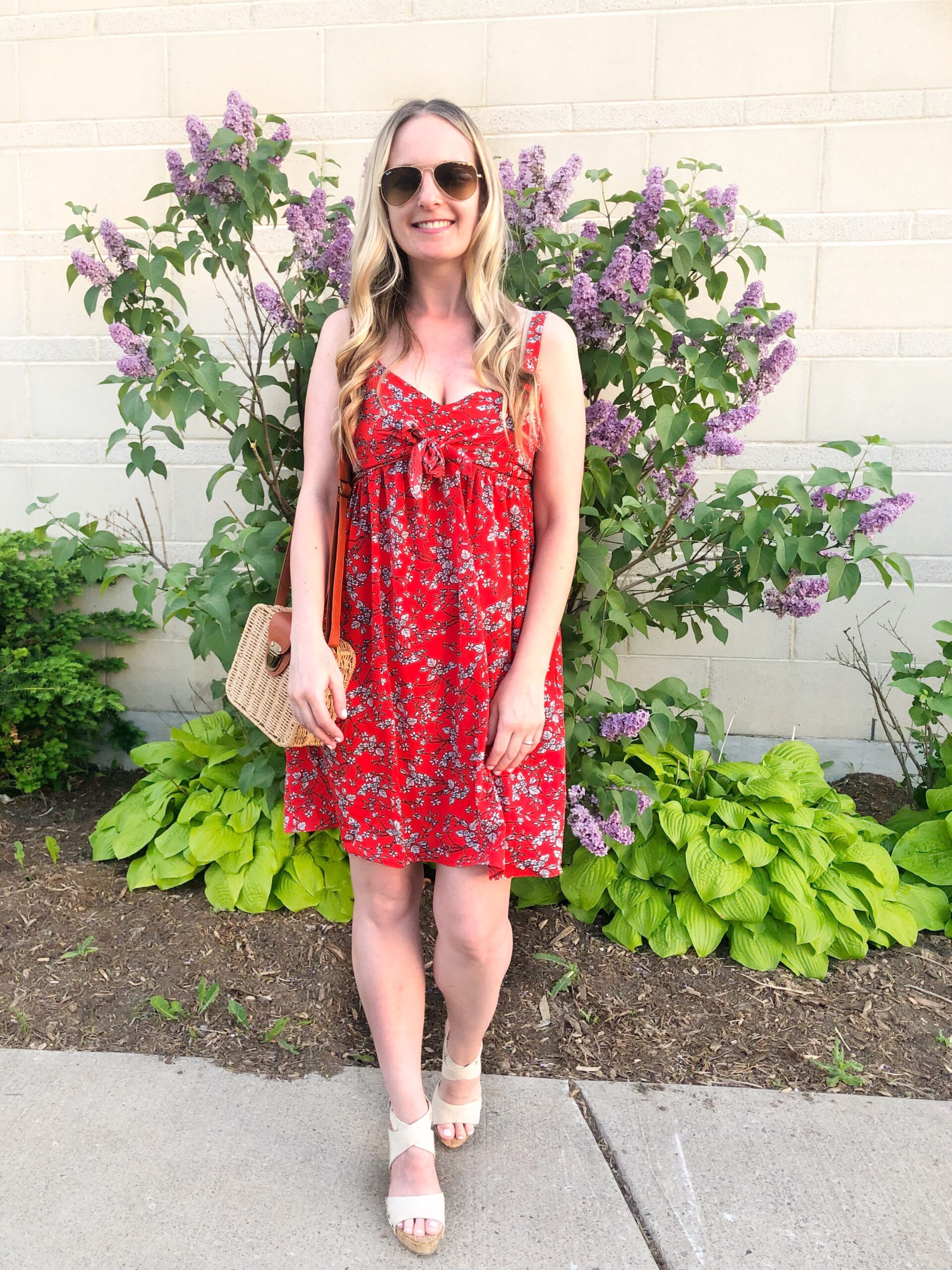Red Dress with Pockets from Shein on Livin' Life with Style 