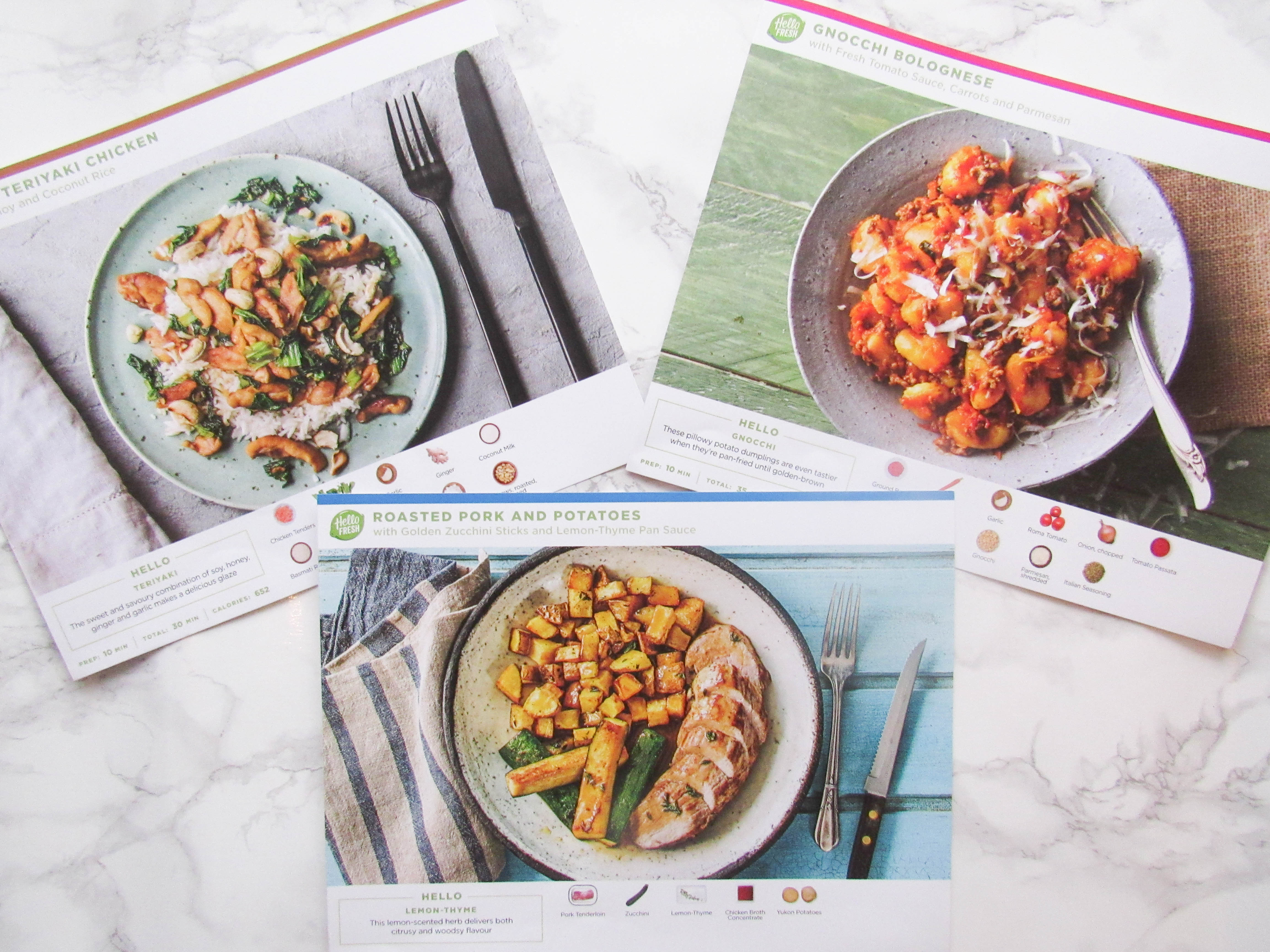 Quick Meals with Hello Fresh!