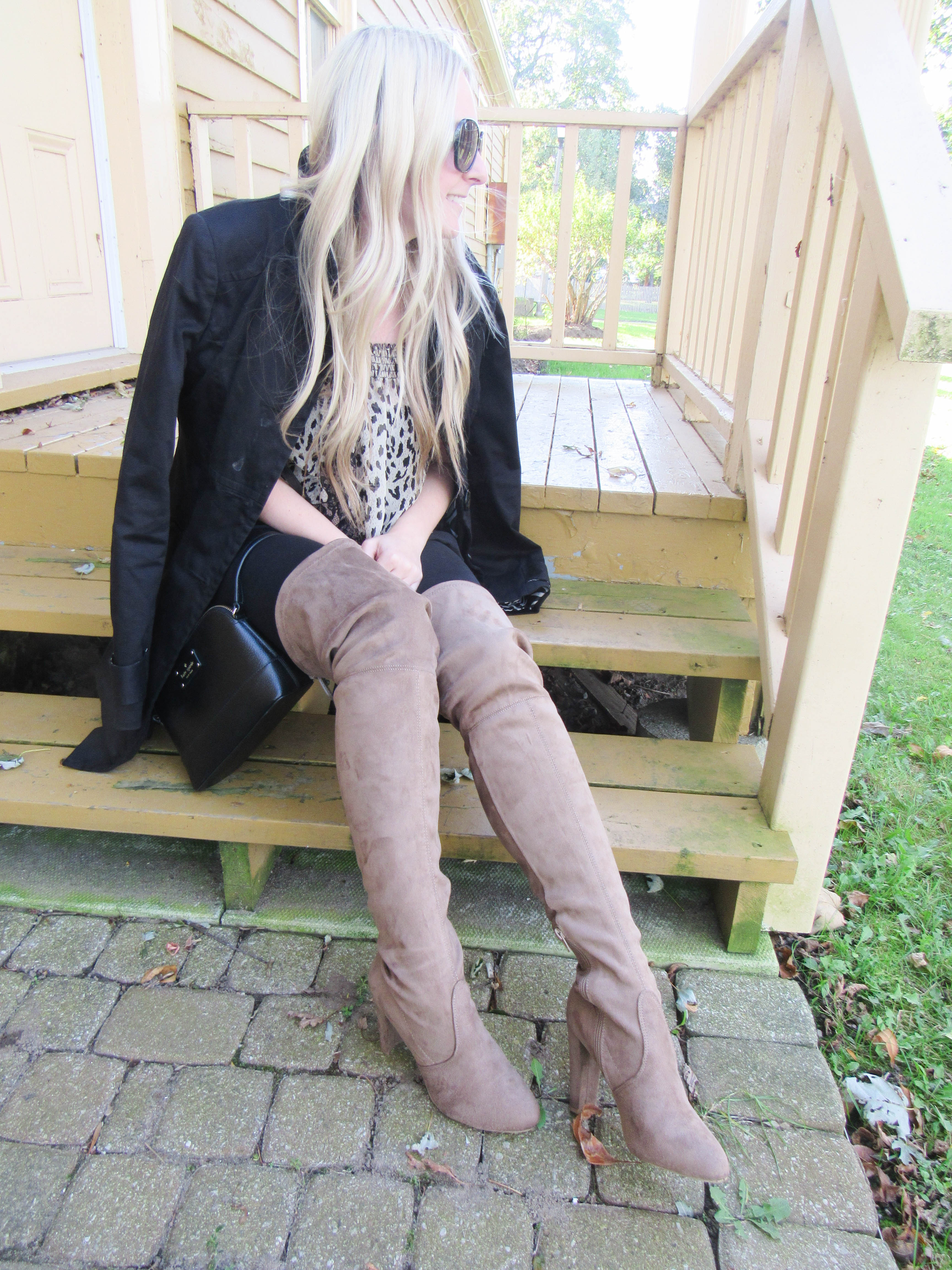 Over The Knee Suede Boots 