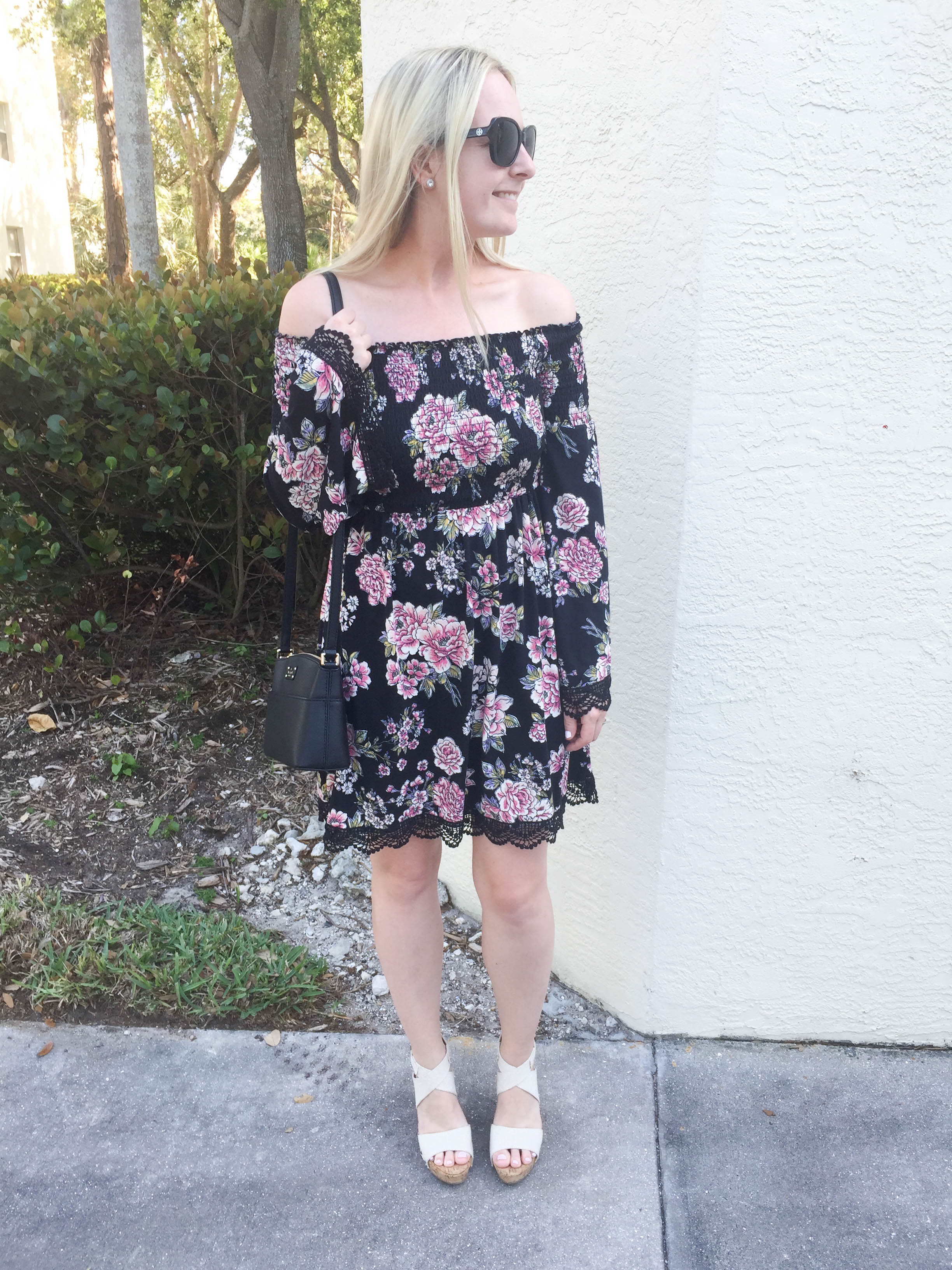 Target Lace and Floral Dress
