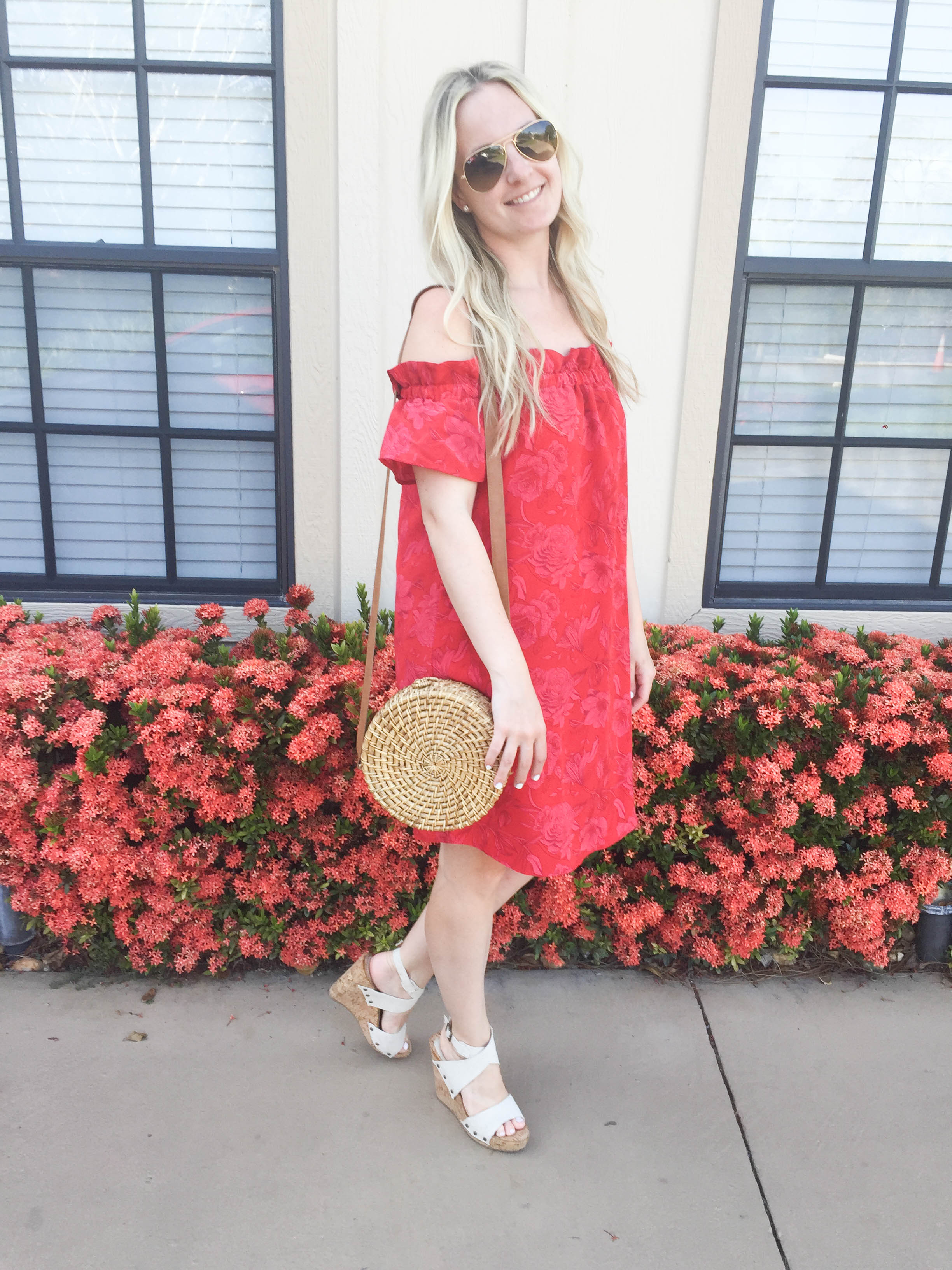Off the shoulder Dress on livin' life with style 