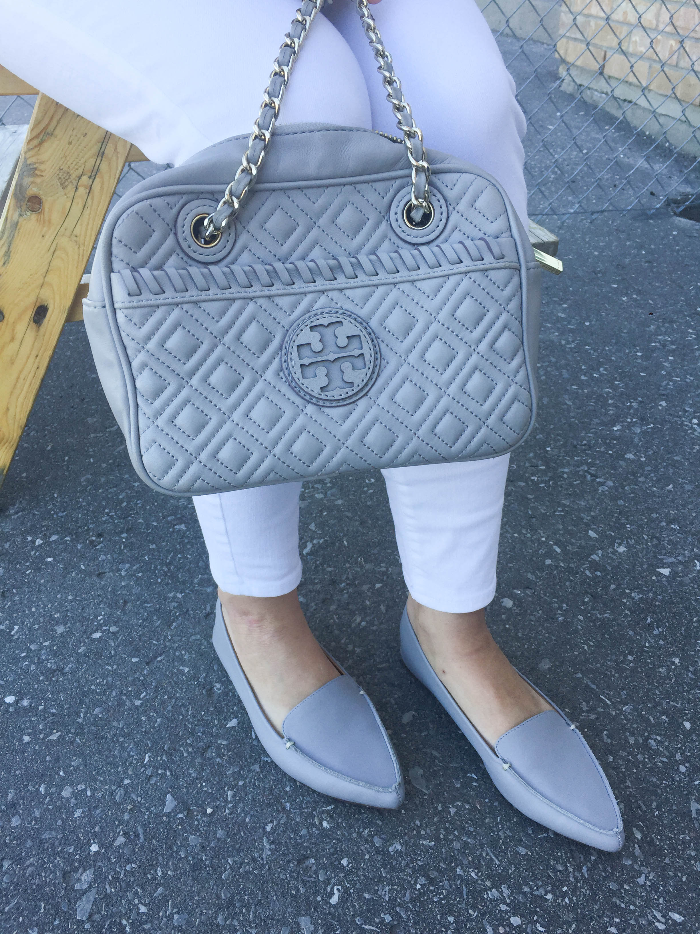 J Crew Flats & Tory Burch Bag