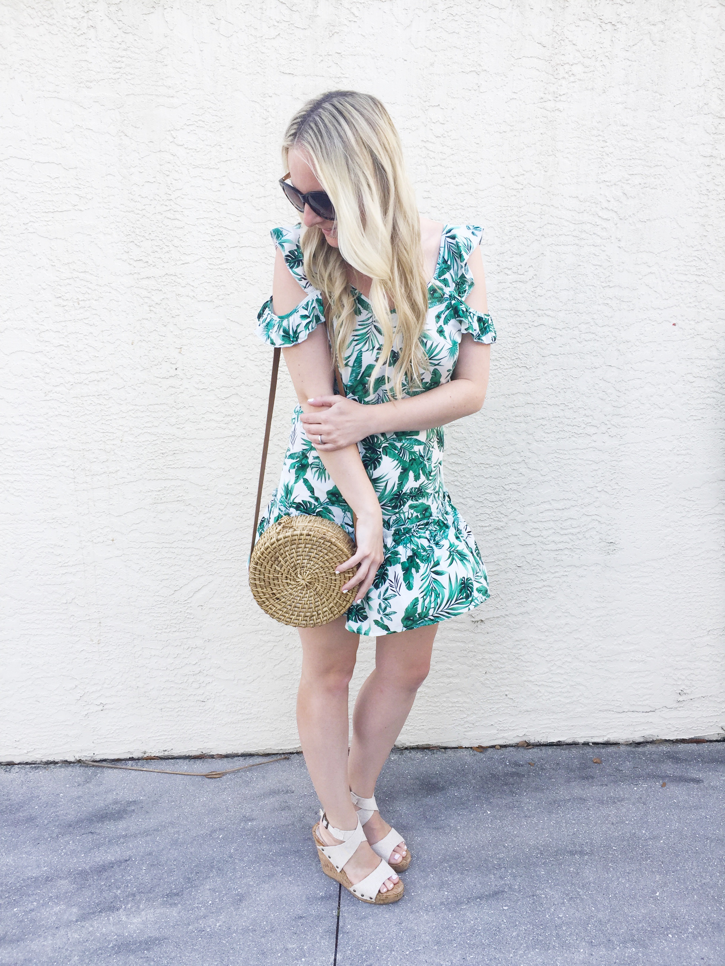 Palm Leaf Dress