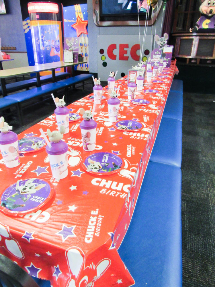 A Toddler’s Birthday Party at Chuck E. Cheese!