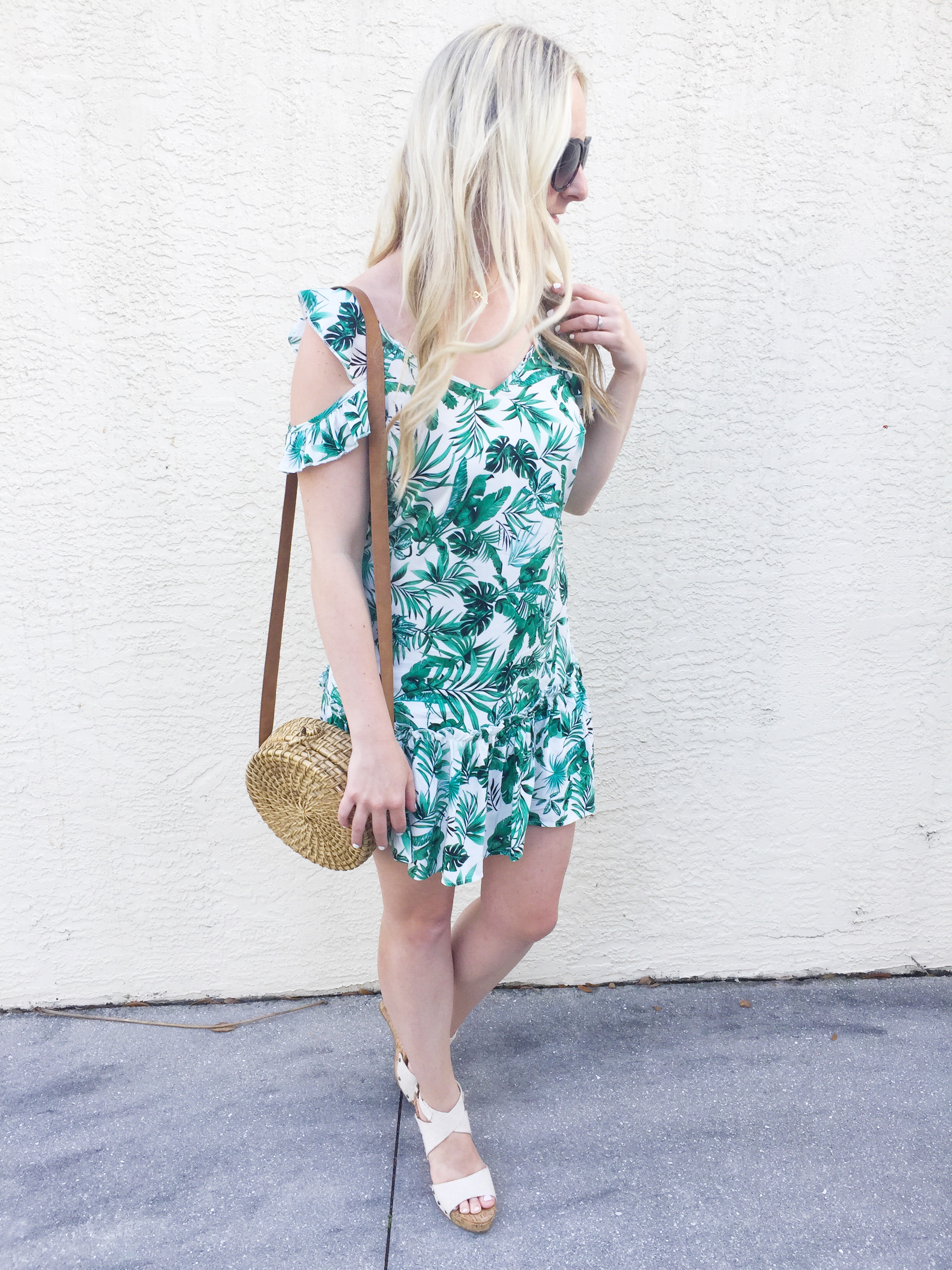 Palm Leaf Dress on Livin' Life with Style