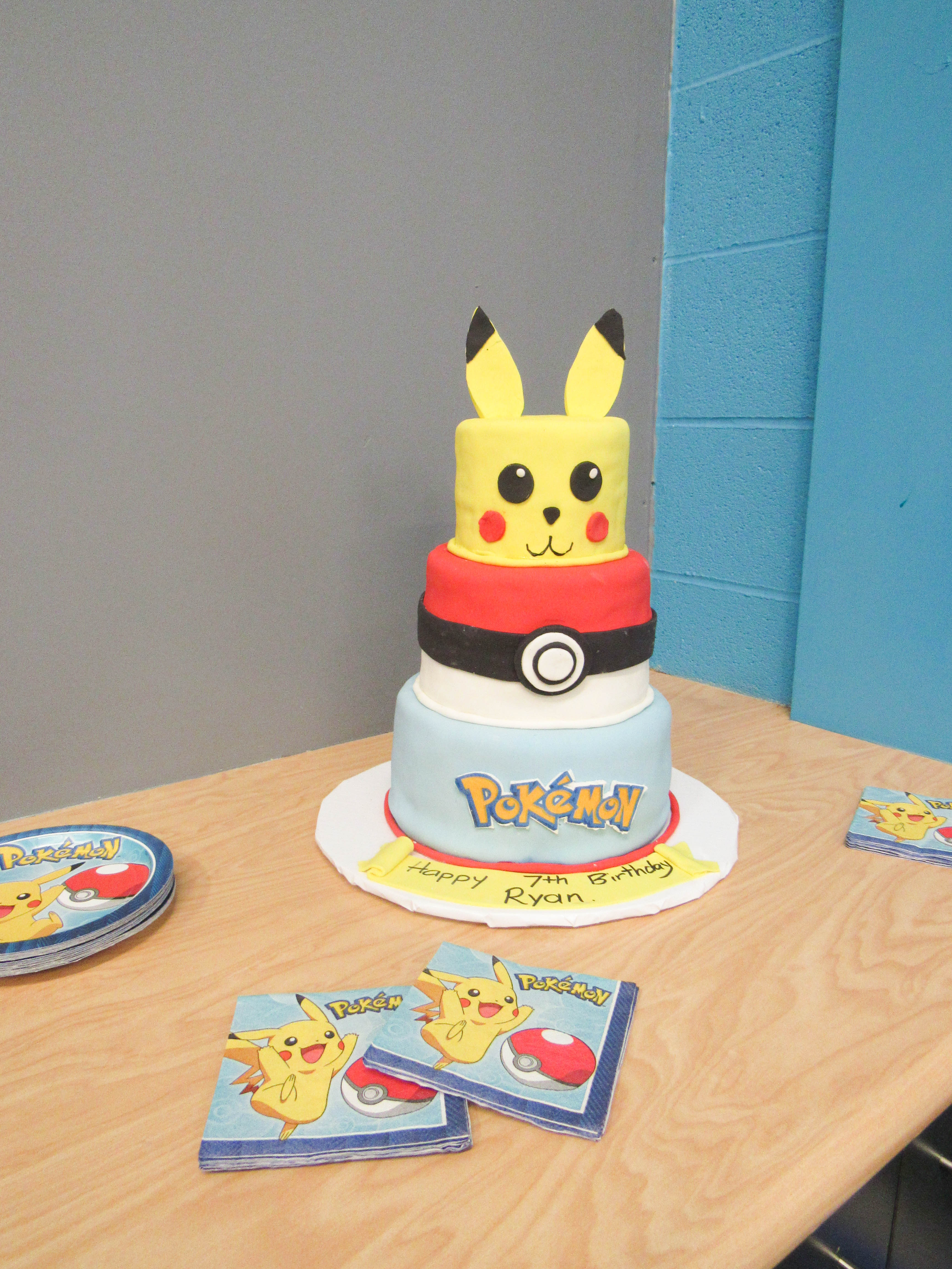 Pokemon Cake for birthday Party; Livin' Life with Style 