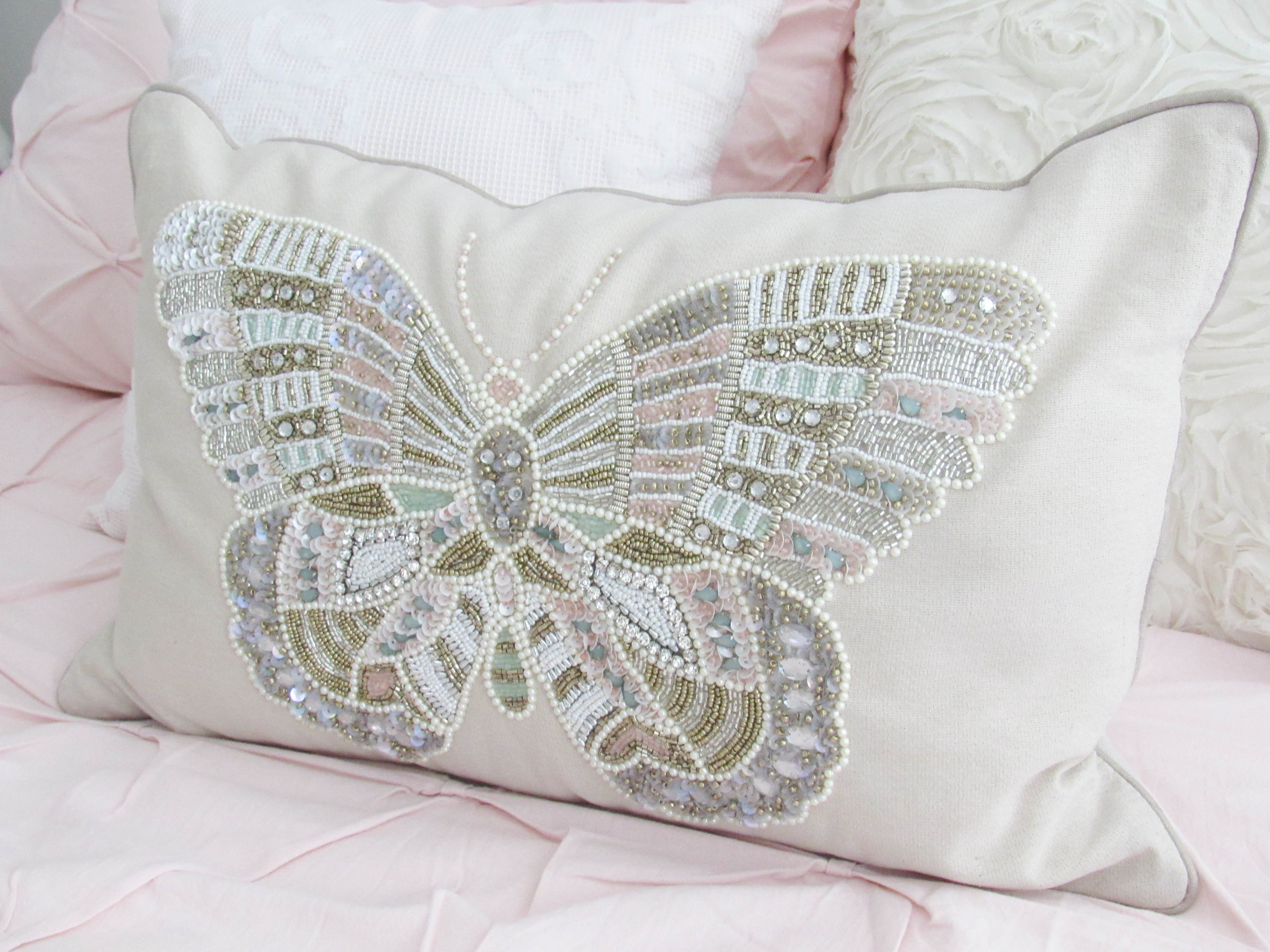 Butterfly Pillow from Homesense on Livin' Life with Style 