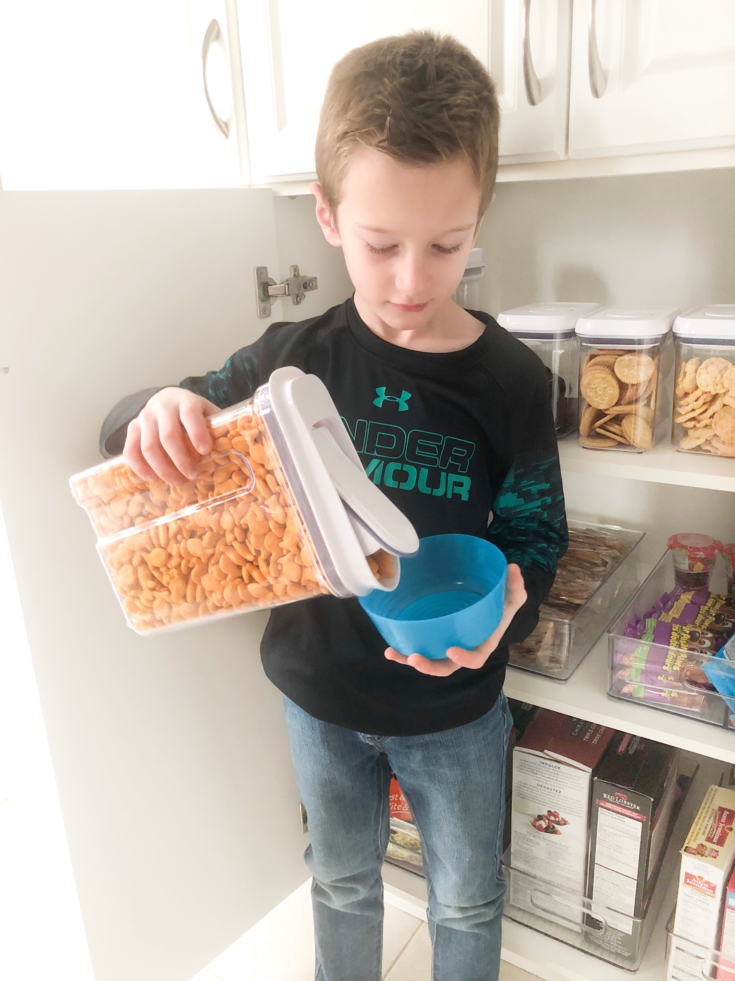 Pantry Organization; OXO Dispenser Containers; Livin' Life with Style 