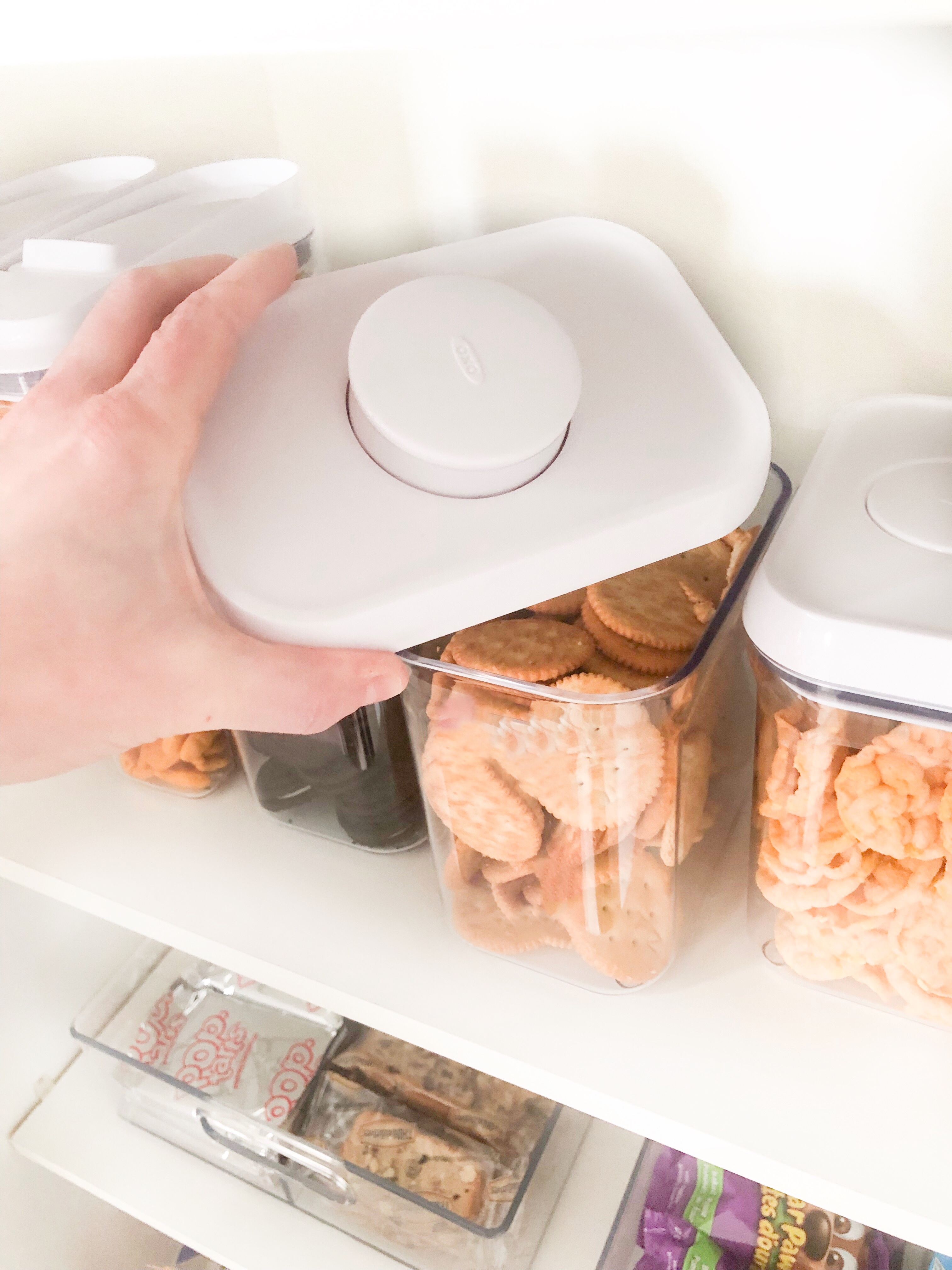 kitchen organization;OXO containers; livinlife with style