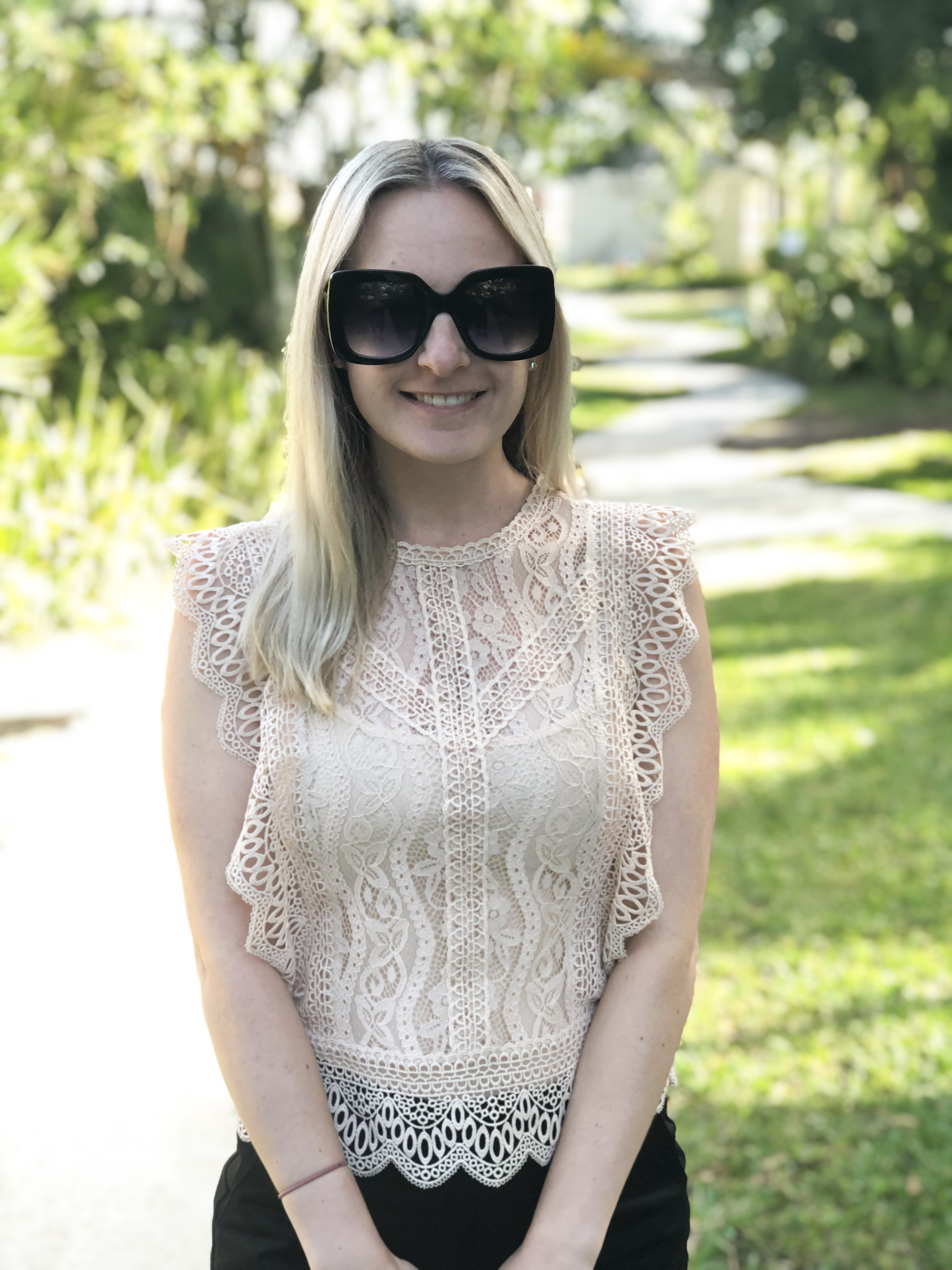 Lace Top from Zara on Livin' Life with Style