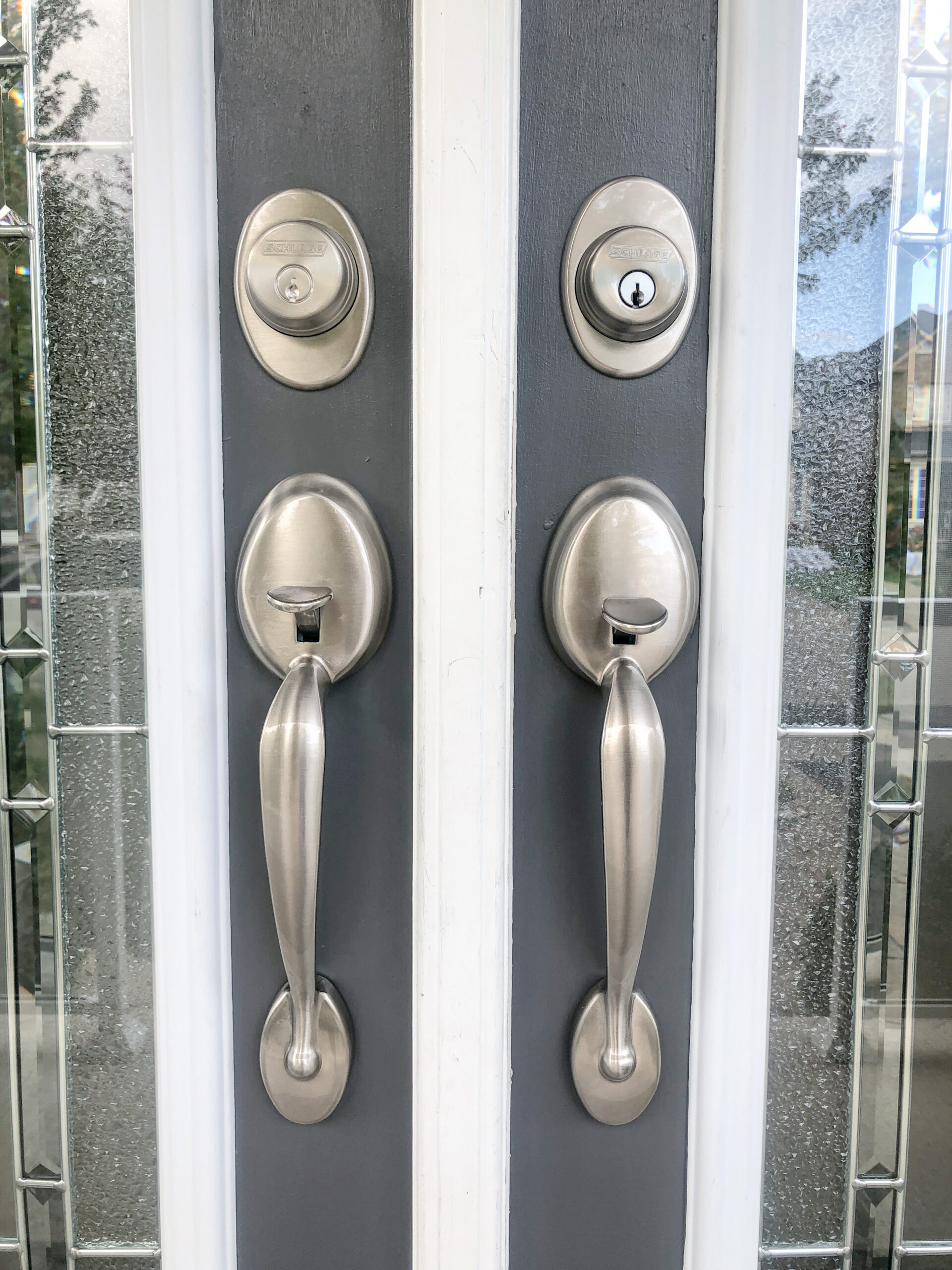 Schlage Door Handles on Livin' Life with Style