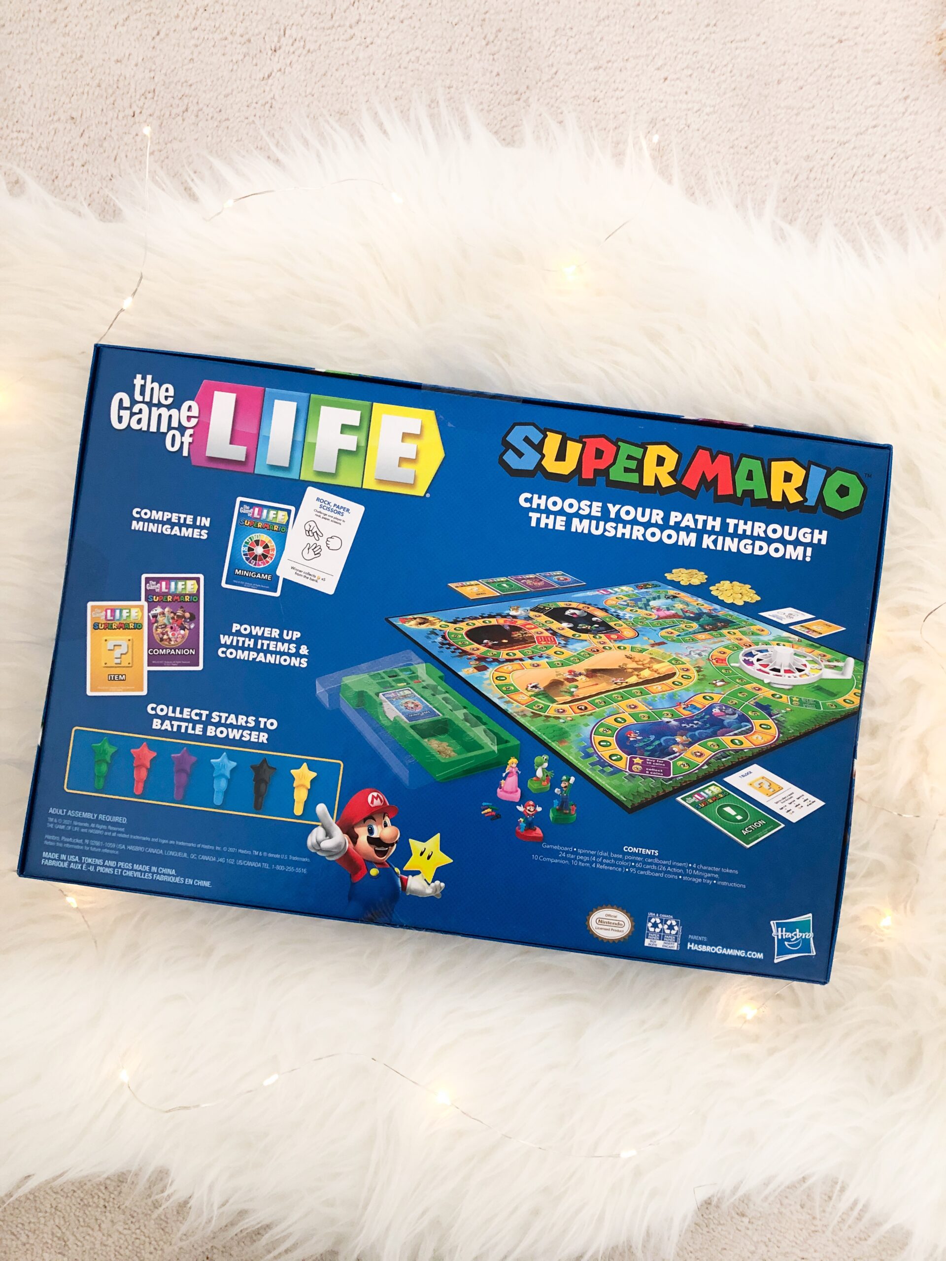 Hasbro Gift Guide for Kids on livin' Life with Style- The game of life: Super Mario